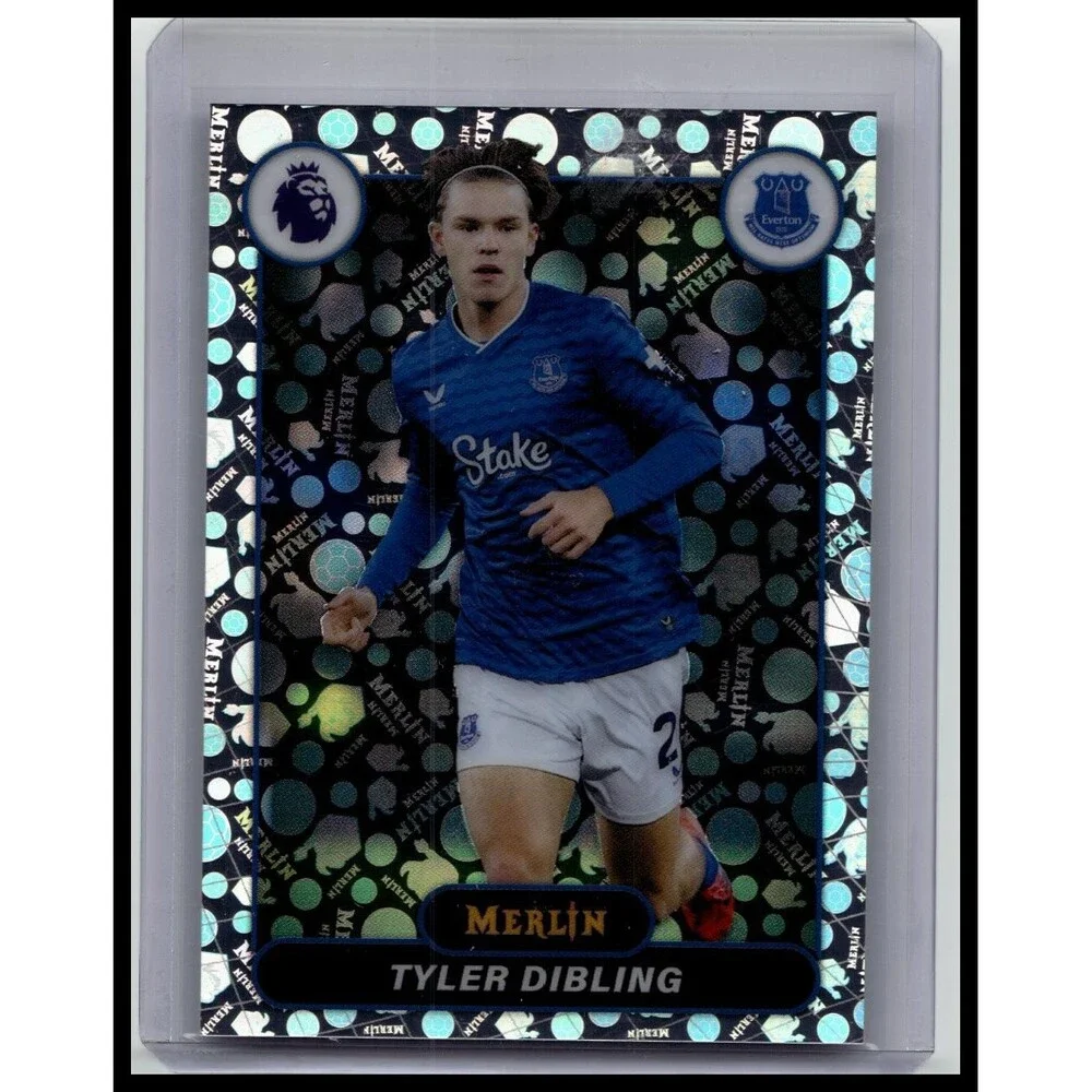 Topps 2026 Merlin Premier League } Tyler Dibling Vintage Merlin Refractor